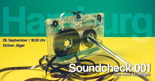 SOUNDCHECK 001 - Das neue Musikquiz (mit Anmeldung!)