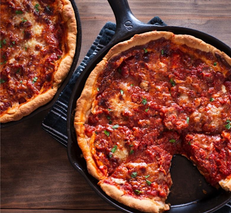 In-person class: Homemade Deep Dish Pizza (Chicago)