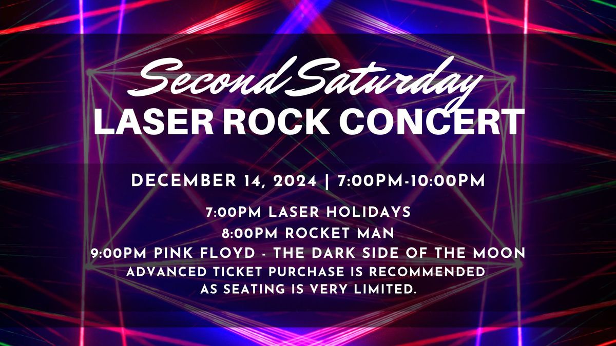 Second Saturday Laser Rock Concerts