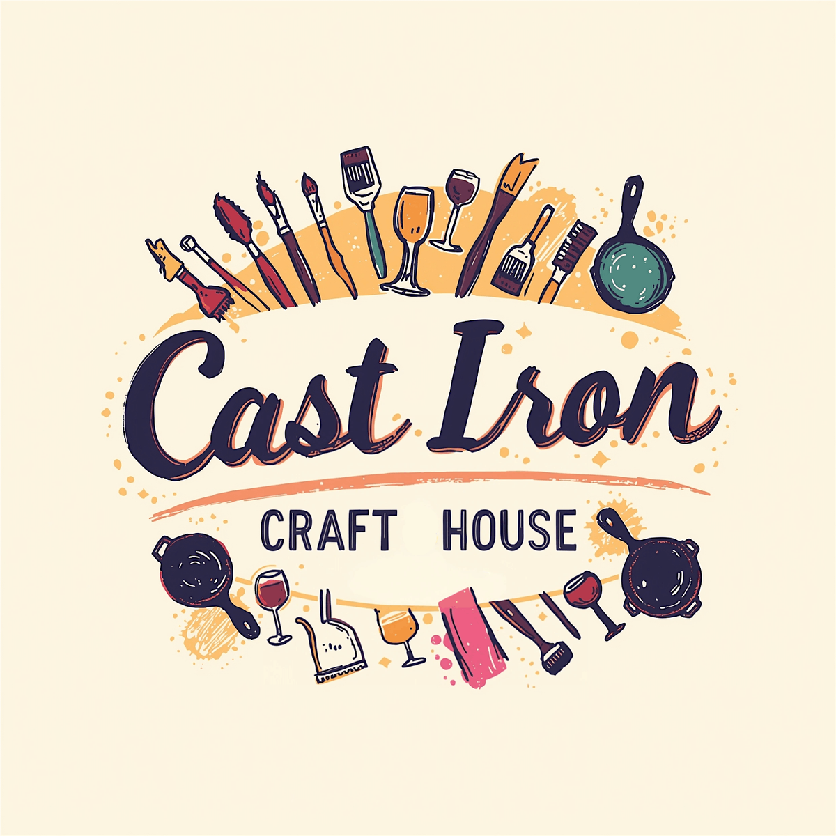 Paint and Sip with Stephanie at Cast Iron Craft House