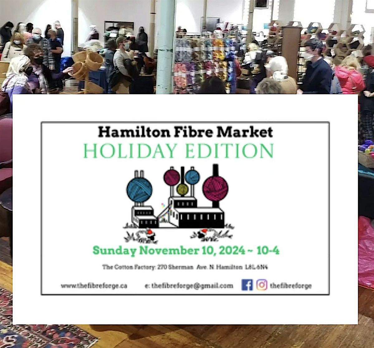 Hamilton Fibre Market: Holiday Edition