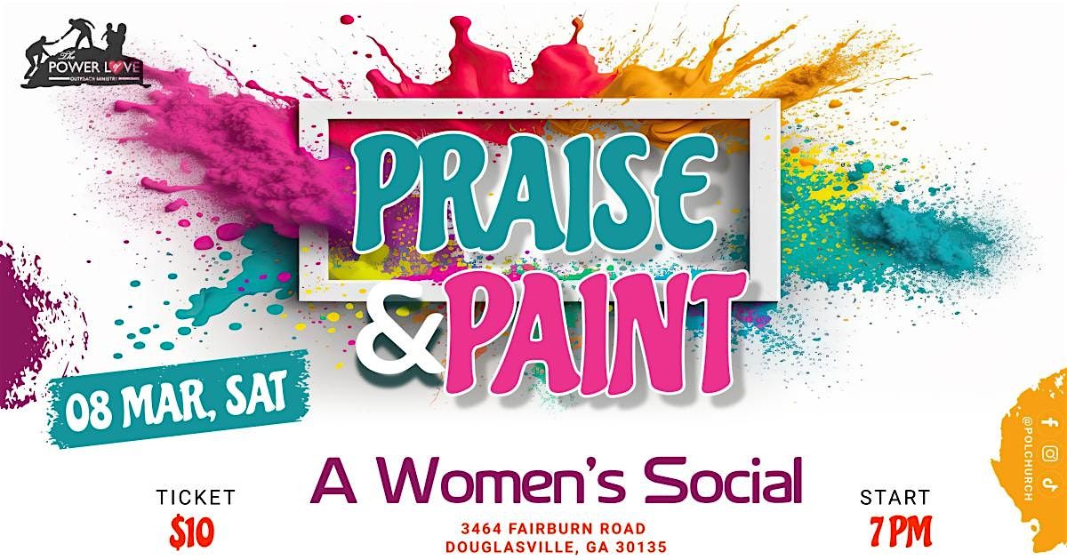 Praise & Paint- A Women's Social