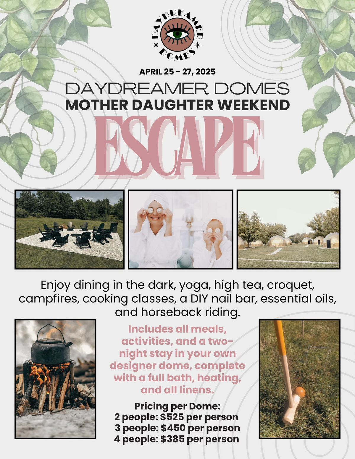 Mother Daughter Weekend Escape