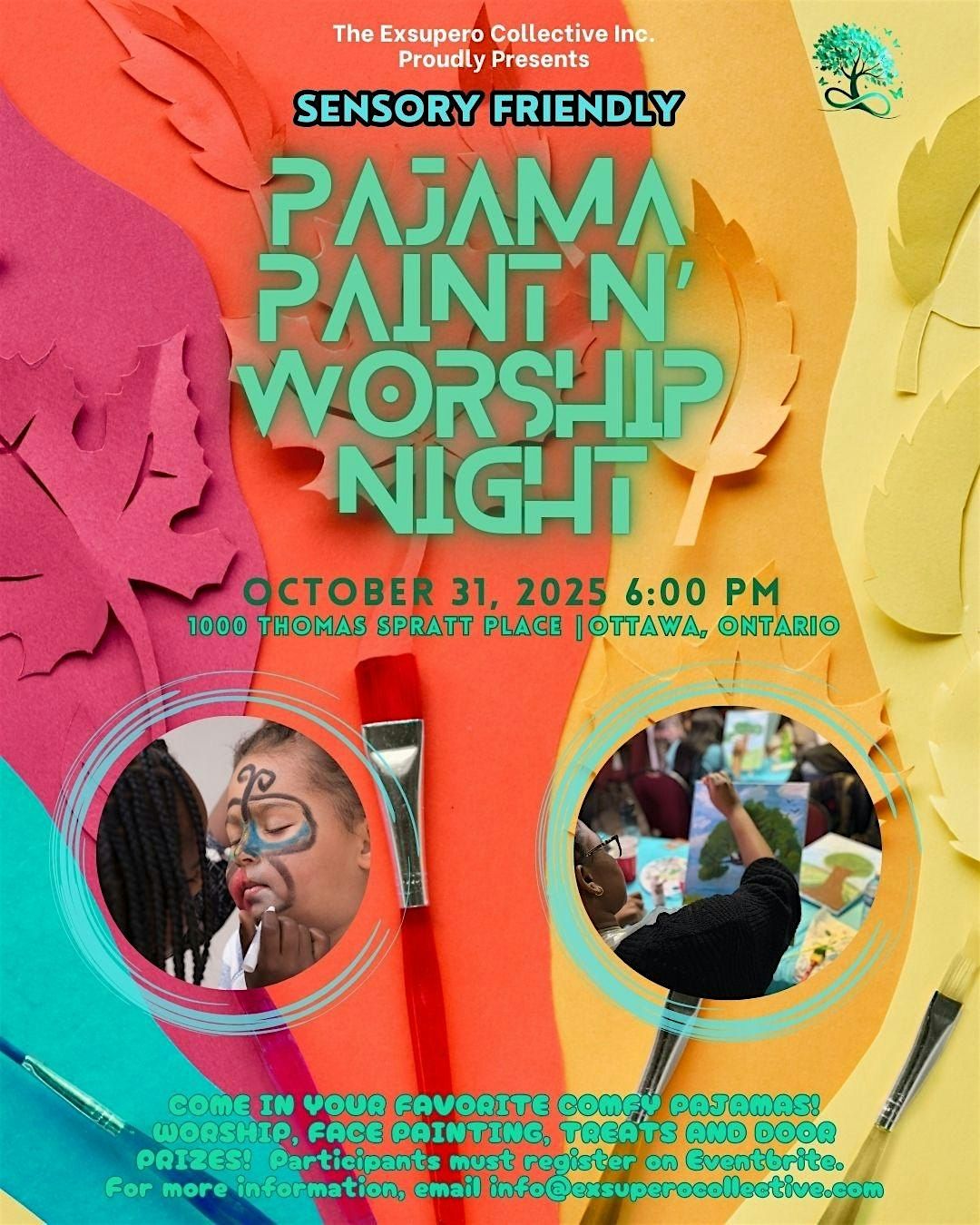 SENSORY FRIENDLY PAJAMA PAINT & WORSHIP NIGHT !