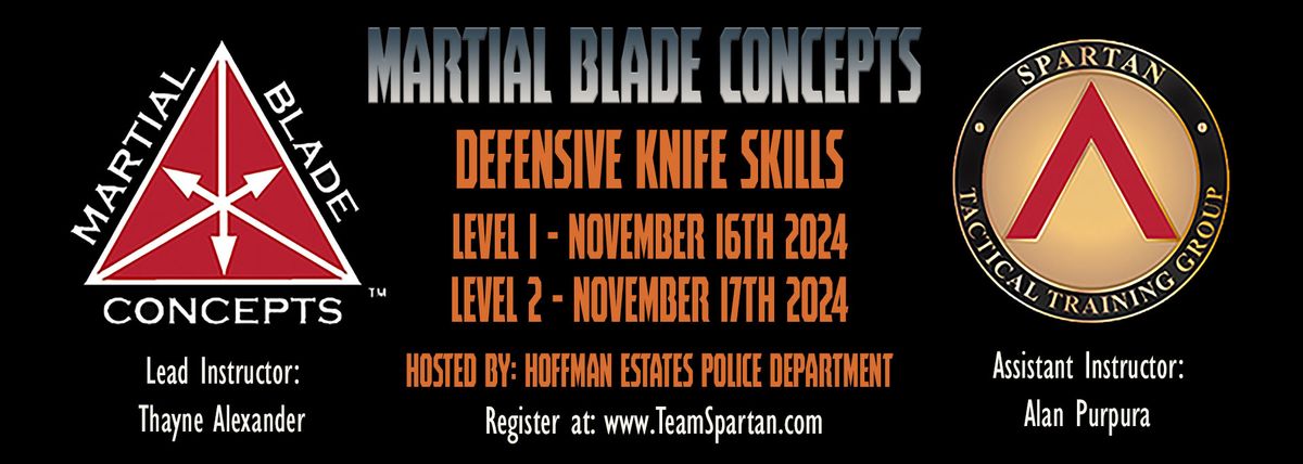 Martial Blade Concepts: Defensive Knife Skills Level 1 & 2