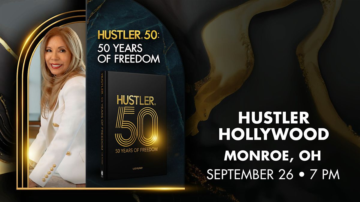 HUSTLER\u00ae50: 50 Years of Freedom \u2013 Book Signing with Mrs. Flynt (Ohio)