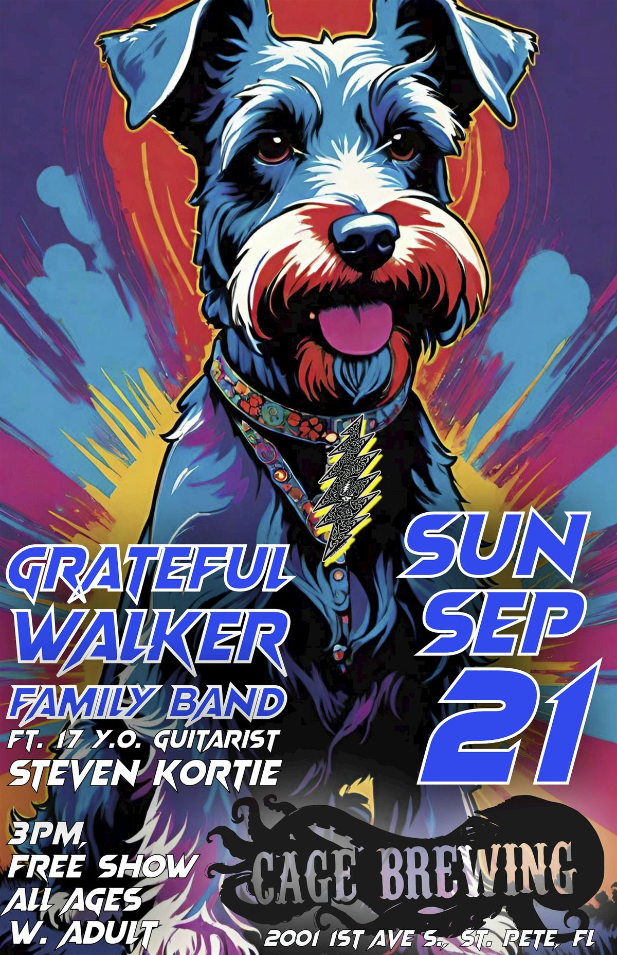 FREE: Grateful Walker Family Band ft. 17 y\/o guitarist Steven Kortie