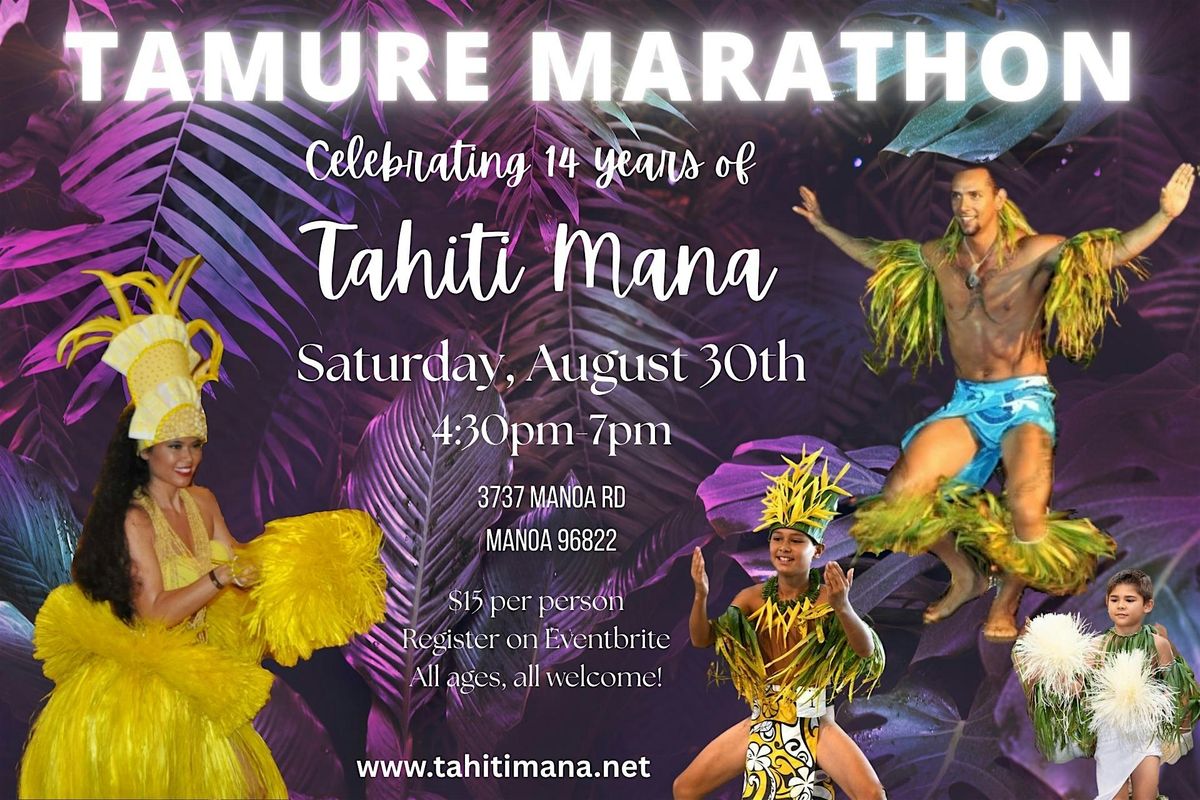 Tamure Marathon with Tahiti Mana