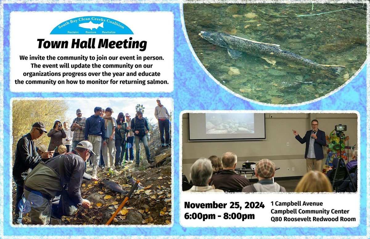 SB Clean Creeks  Town Hall - Salmon Monitoring  and More!!