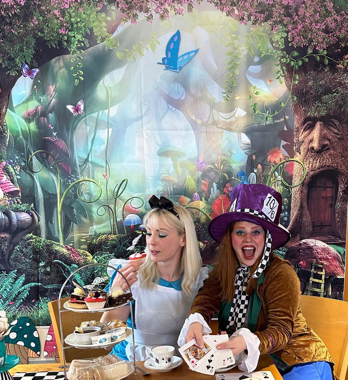 Alice in Wonderland themed Afternoon Tea Wed 23rd April