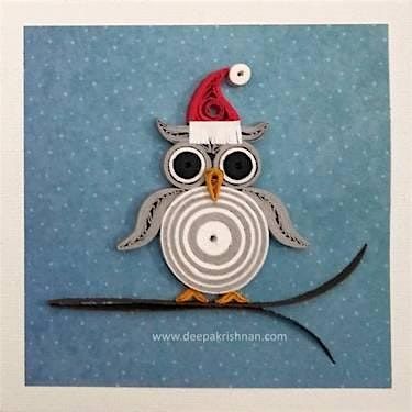 Virtual: Snowy Owl - Paper Quilling