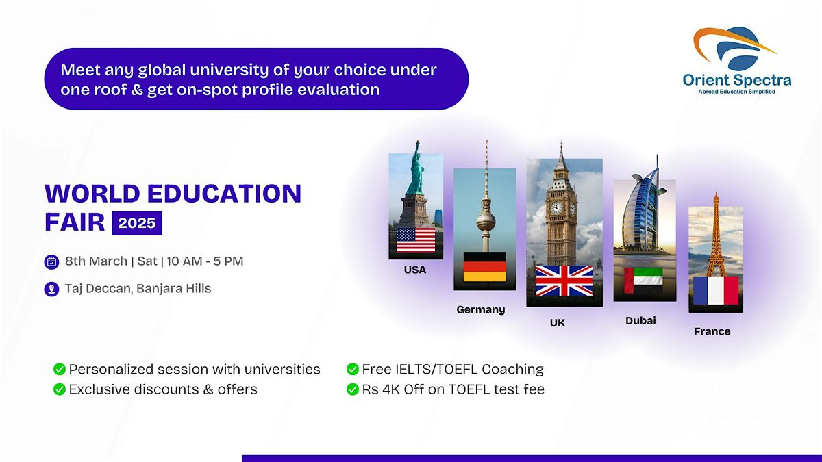 World Education Fair 2025 Organized By Orient Spectra