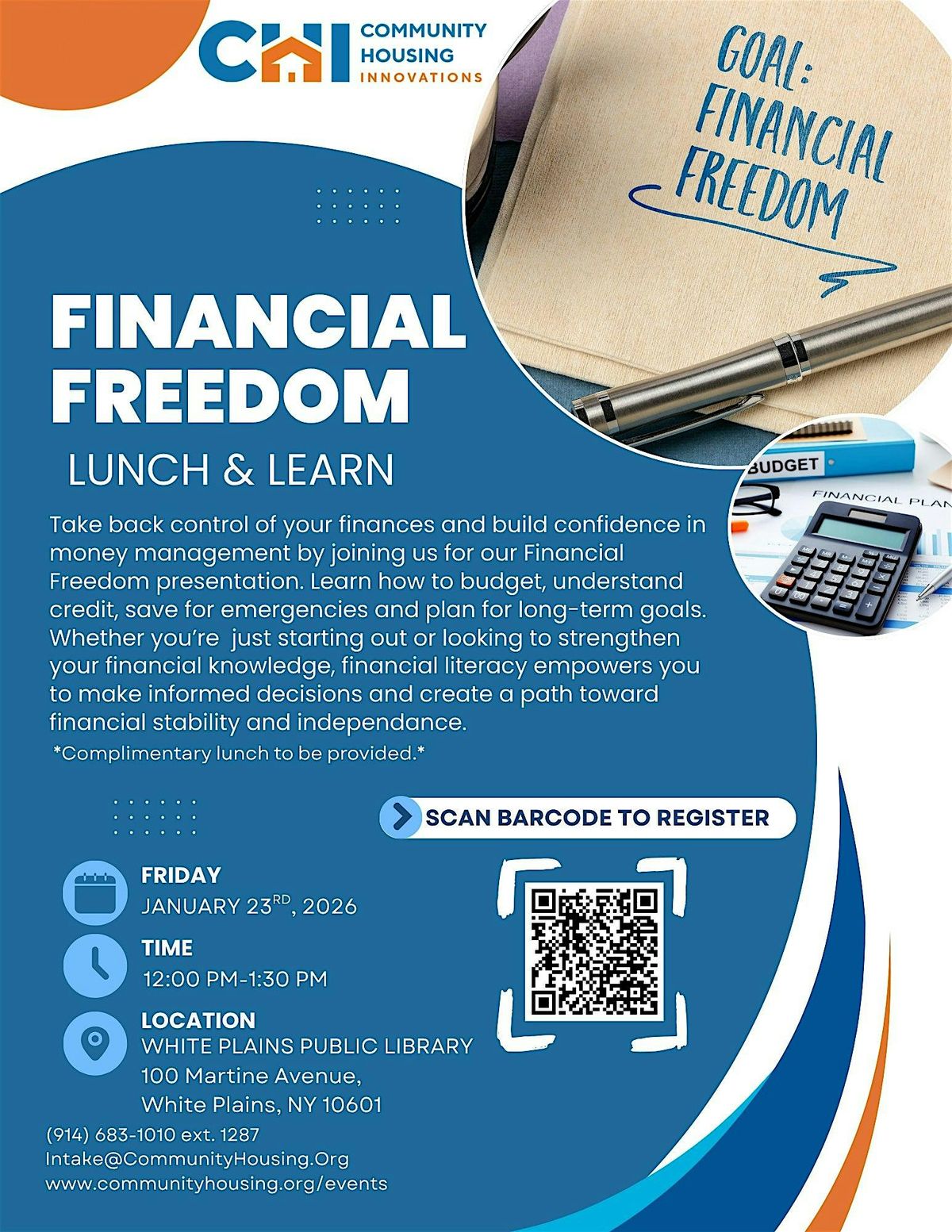 Financial Freedom, Lunch & Learn