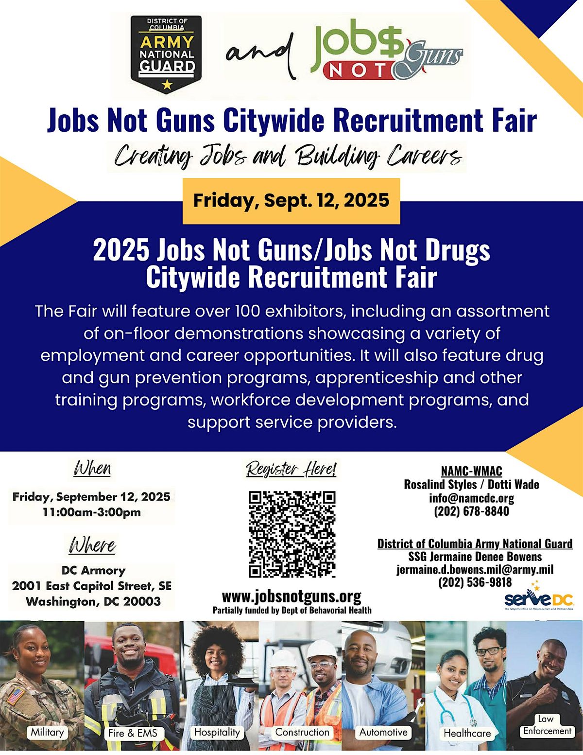 2025 Jobs Not Guns\/Jobs Not Drugs Citywide Recruitment Fair