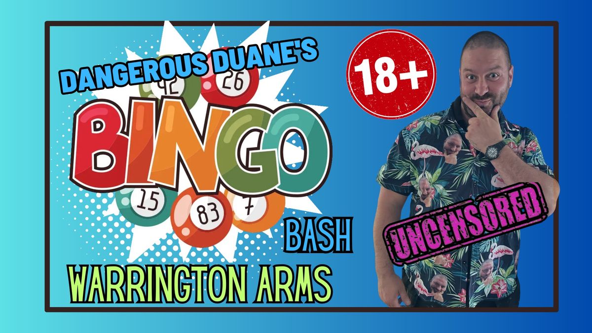 Bingo Bash at The Warrington Arms (Adult Only)