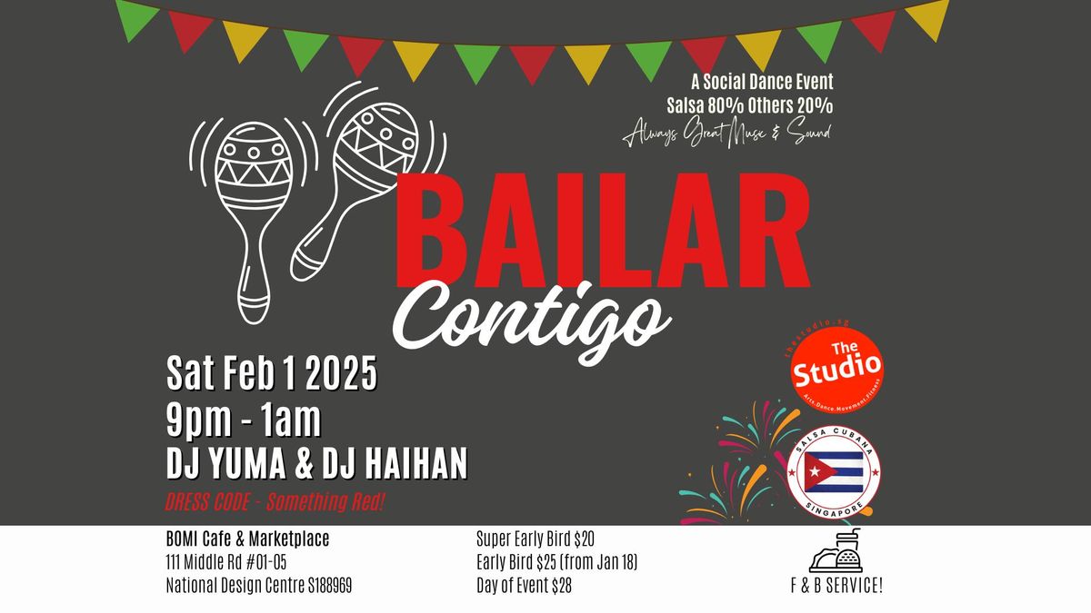 BAILAR Contigo! Sat Feb 1 from 9pm