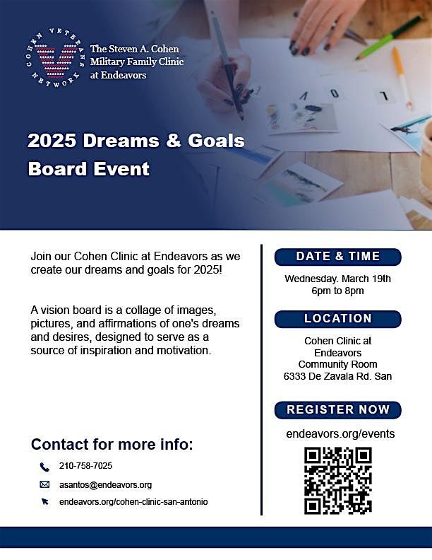 2025 Dreams & Goals Board Event