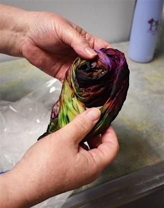 Dying Silk Habotai Scarves | Brenda Dwyer, instructor