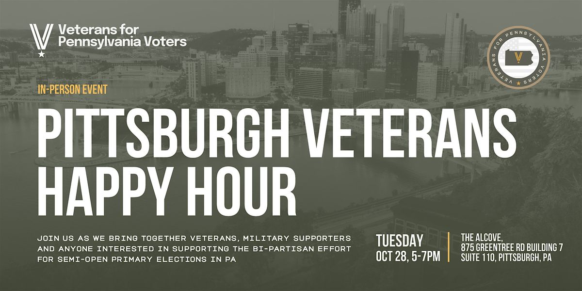 Pittsburgh Veterans Happy Hour