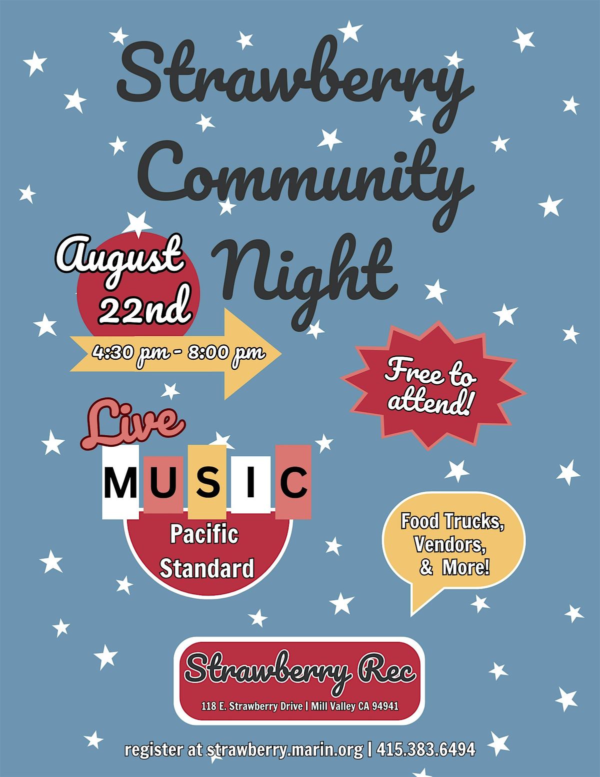 Strawberry Community Night