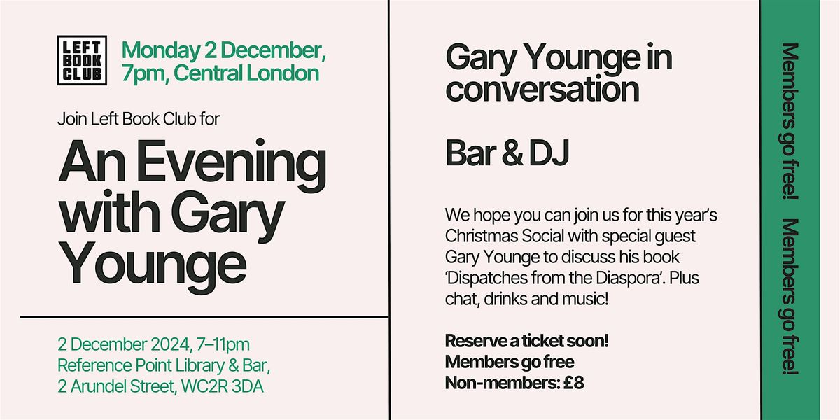 An Evening with Gary Younge