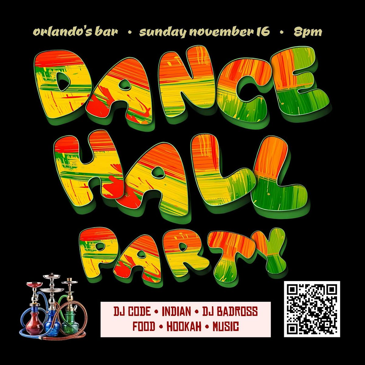 Reggae Sundays at Orlando's: Dancehall Party