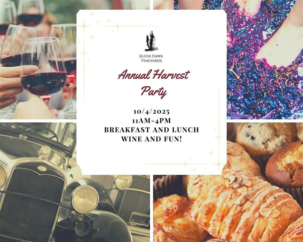 Silver Hawks Presents Our Annual Harvest Party 2025