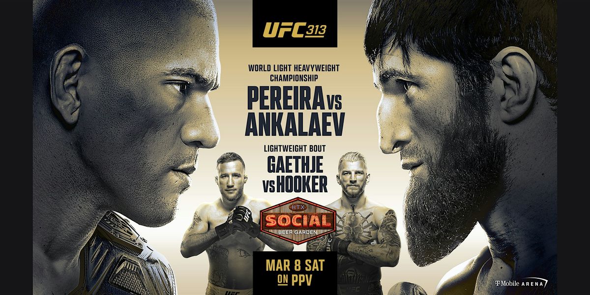 UFC 313: Pereira vs Ankalaev