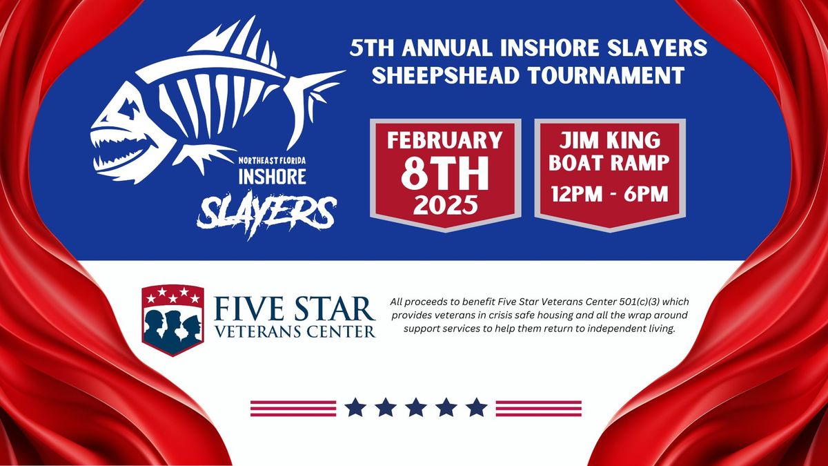 5th Annual Northeast Florida Inshore Slayers Sheepshead Fishing Tournament