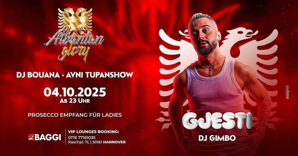 04.10.2025 \u2605 GJESTI LIVE ON STAGE \u2605 BAGGI HANNOVER \u2605 AVNI TUPANSHOW \u2605 DJ BO
