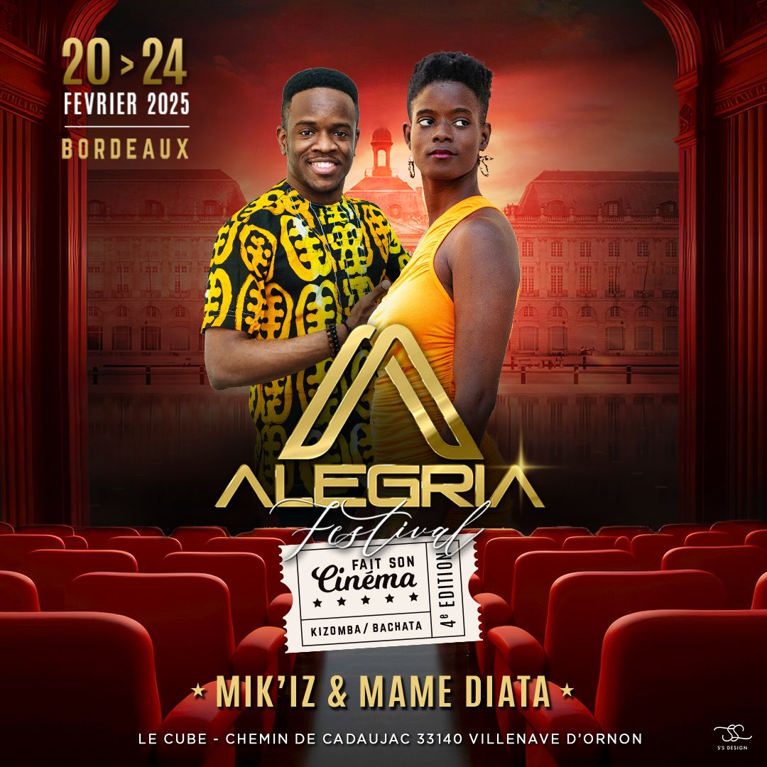 Alegria Festival Bordeaux Kizomba & Bachata 2 Rooms