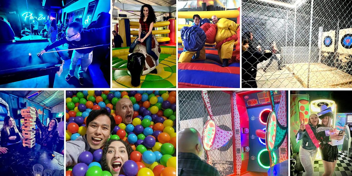 PlayZone Party \u2013 Axe Throwing, Mechanical Bull, Sumo and loads more!