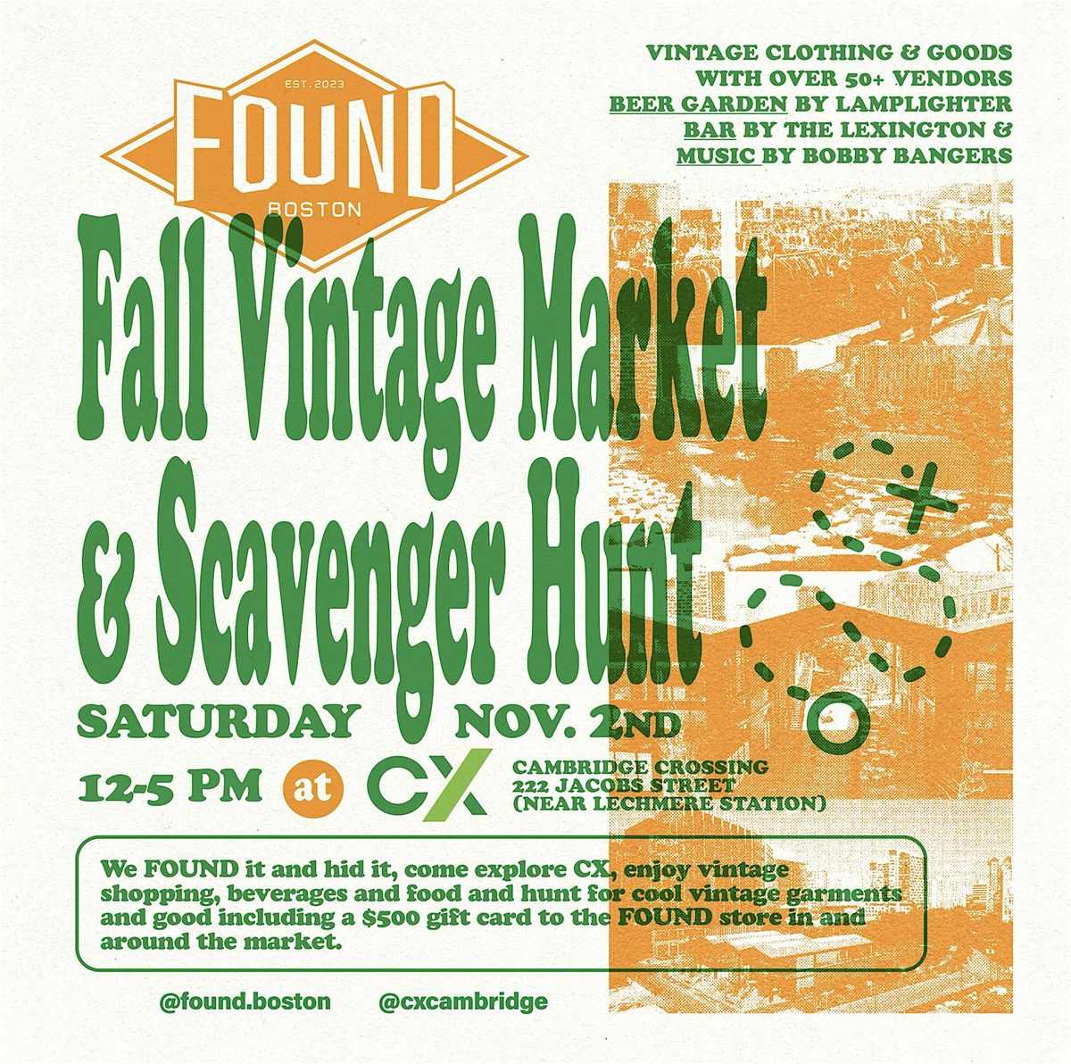 FOUND Fall Vintage Market + Scavenger Hunt