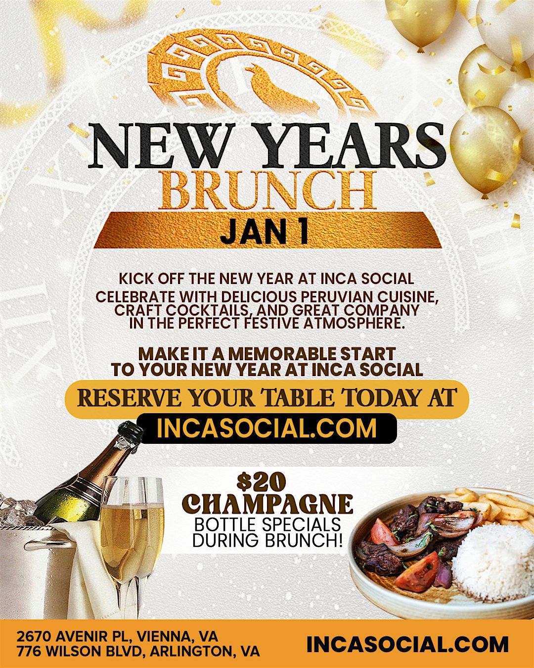 New Years Brunch #ArlingtonVA