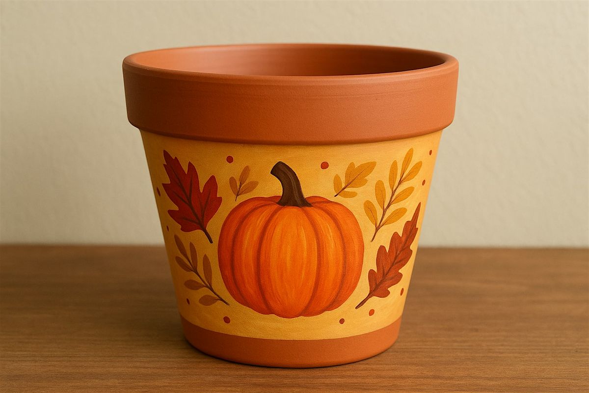 Flower pot painting