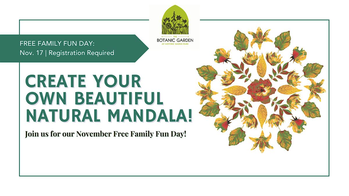 Free Family Fun: Create a Mandala with Natural Materials