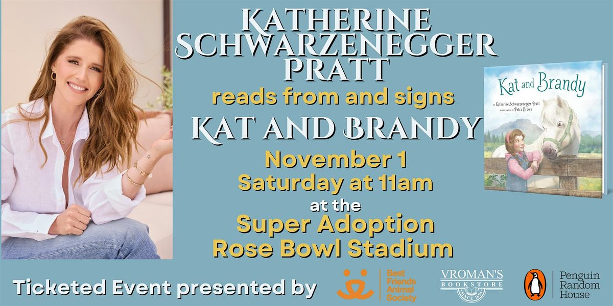 Katherine Schwarzenegger Pratt reads & signs at Super Adoption Pasadena
