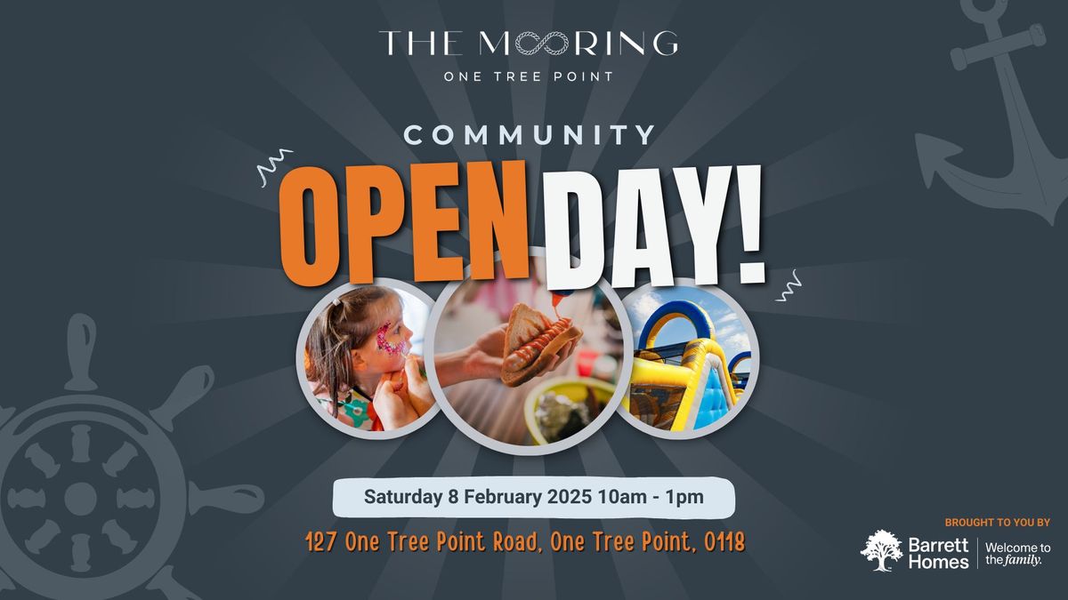 Community Open Day at The Mooring, One Tree Point! \ud83c\udf1f