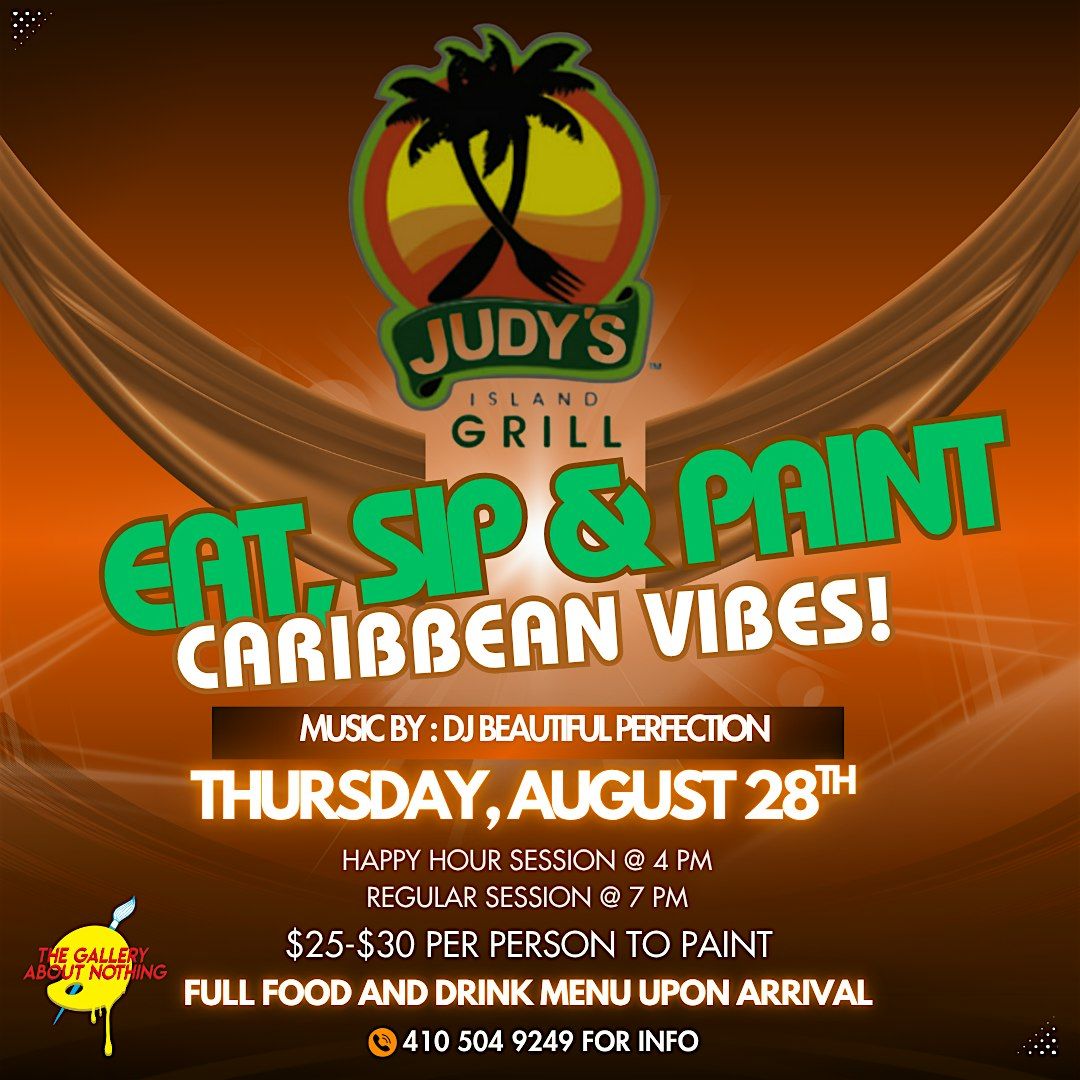 Eat, Sip n Paint @ Judy's Island Grill