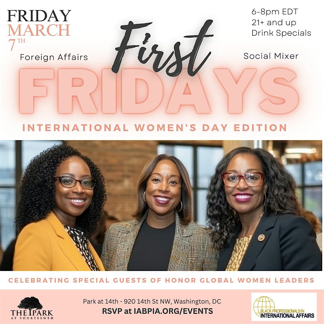 March BPIA First Friday:  International Women\u2019s Day Edition