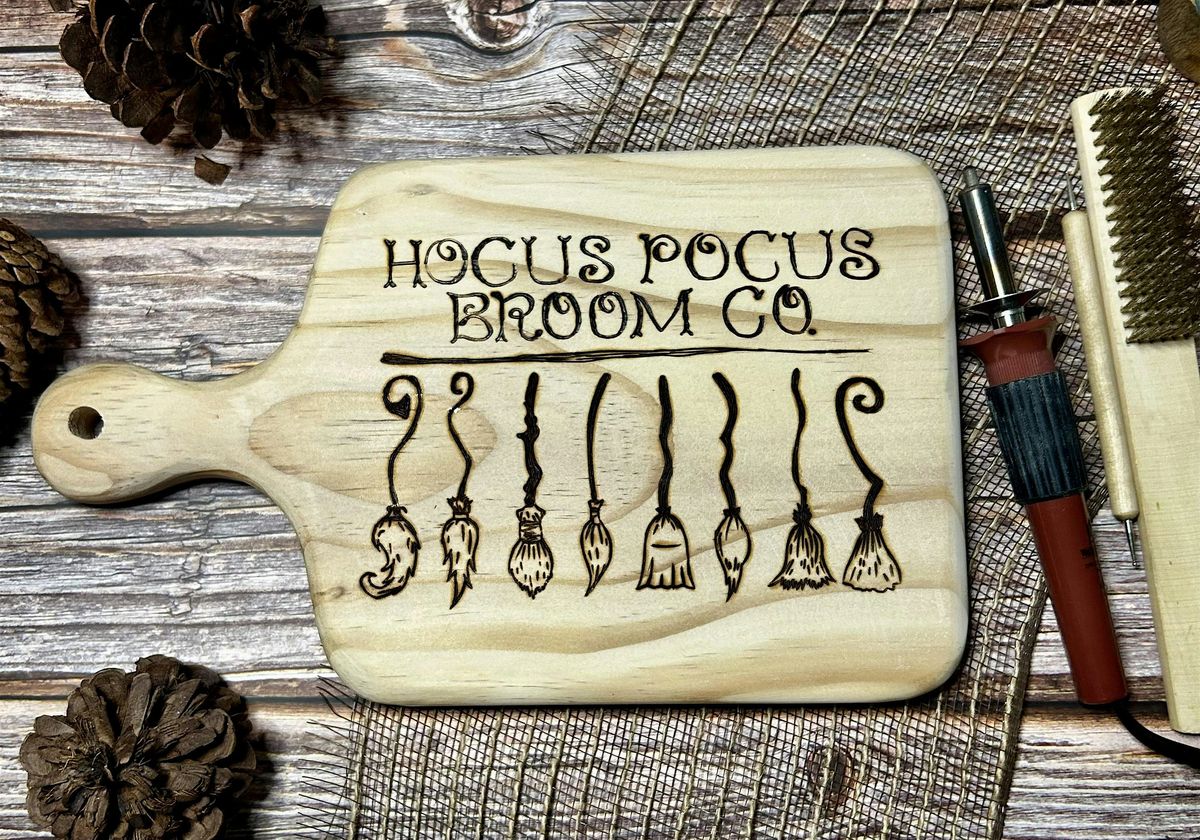 Fall Wood-burned Charcuterie boards!