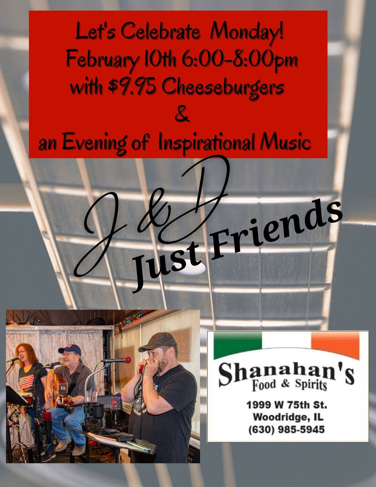 J&D Just Friends Inspirational Night At Shanahan's