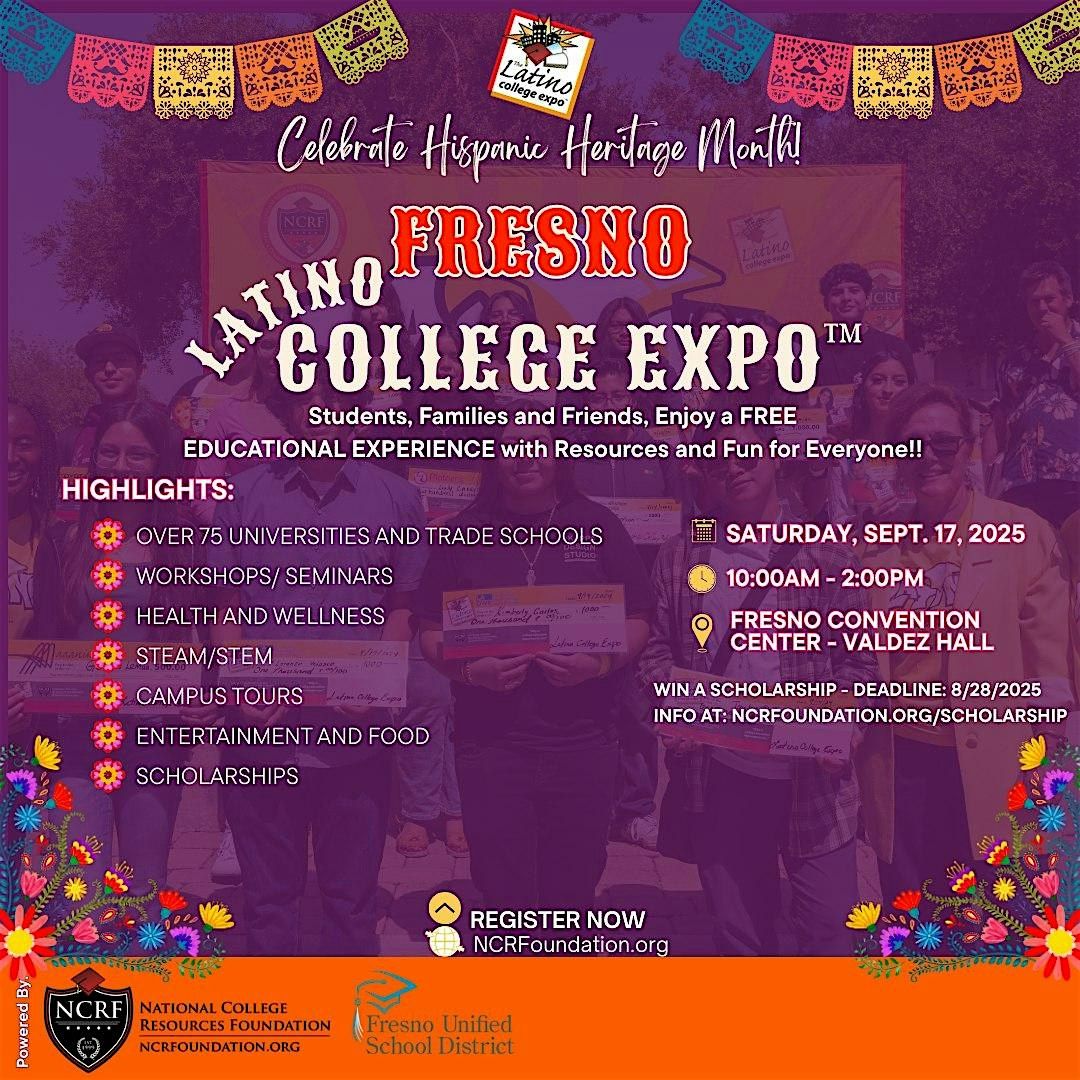2nd Annual Fresno Latino College Expo-FREE