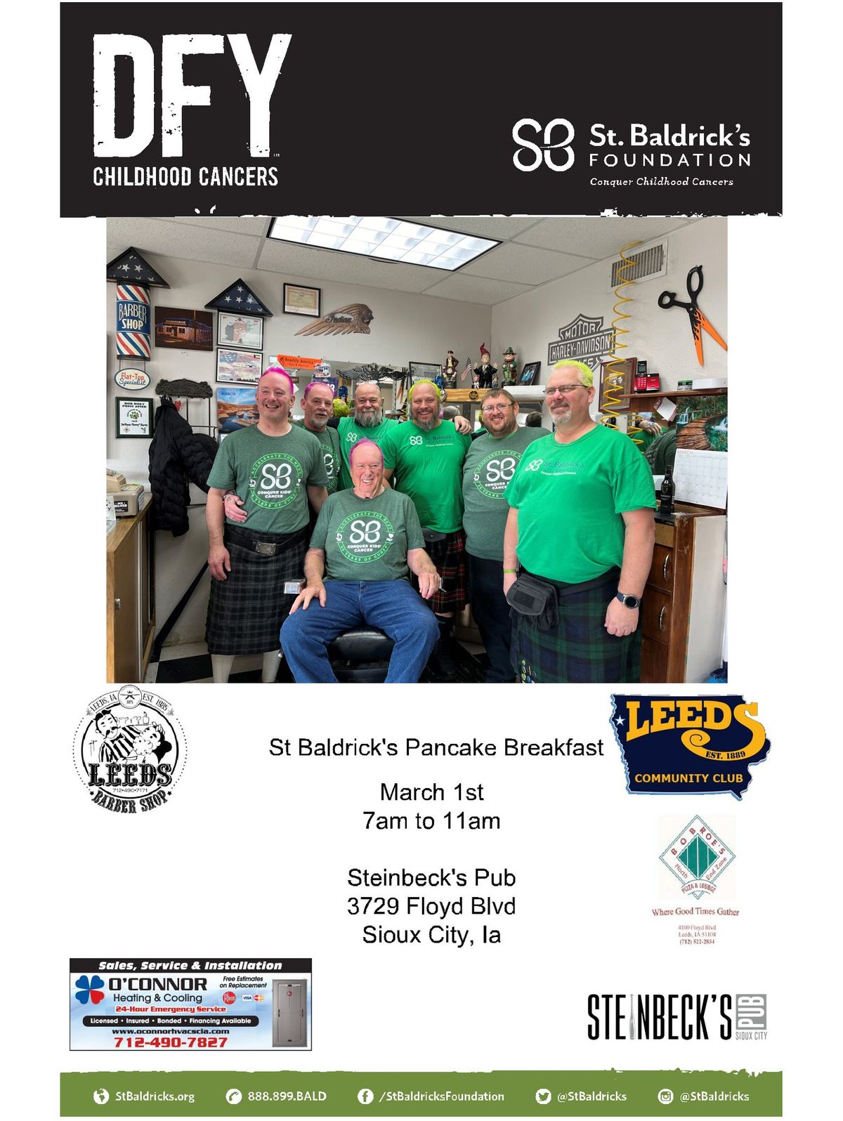 St Baldrick's Pancake Breakfast