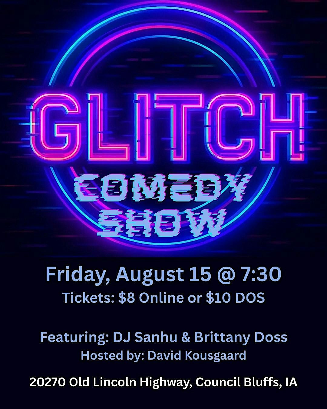 Glitch Comedy Show @ The Mile Away