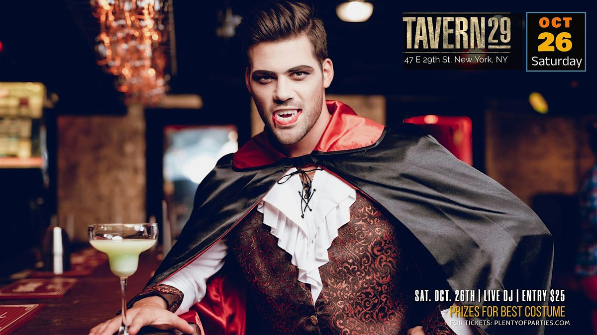 Halloween Party @ Tavern 29 \u2013 NYC's Best Friday Night Party & Rooftop Fun