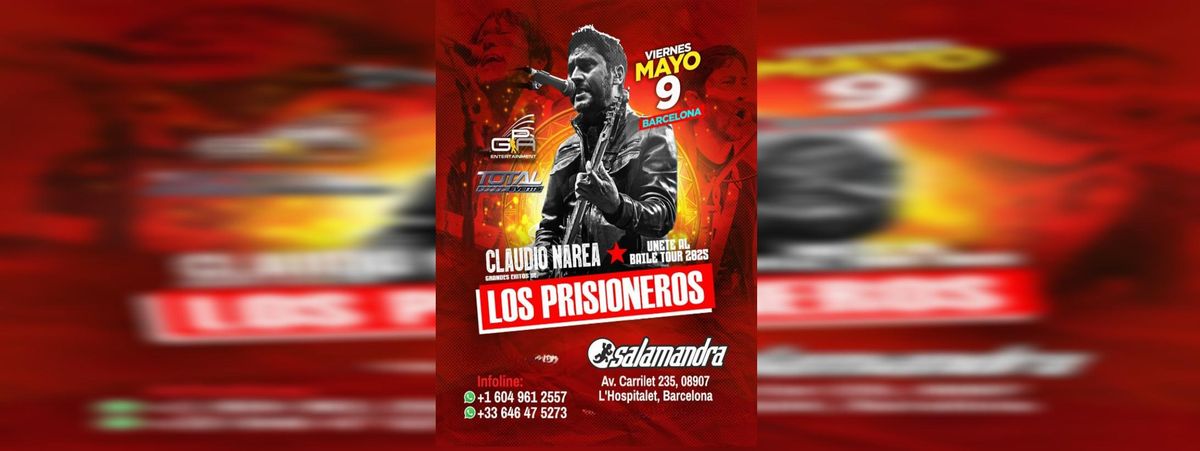 CLAUDIO NAREA "GRANDES EXITOS LOS PRISIONEROS" EN BARCELONA