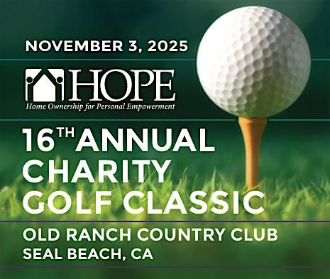 HOPE's 16th Annual Charity Golf Classic