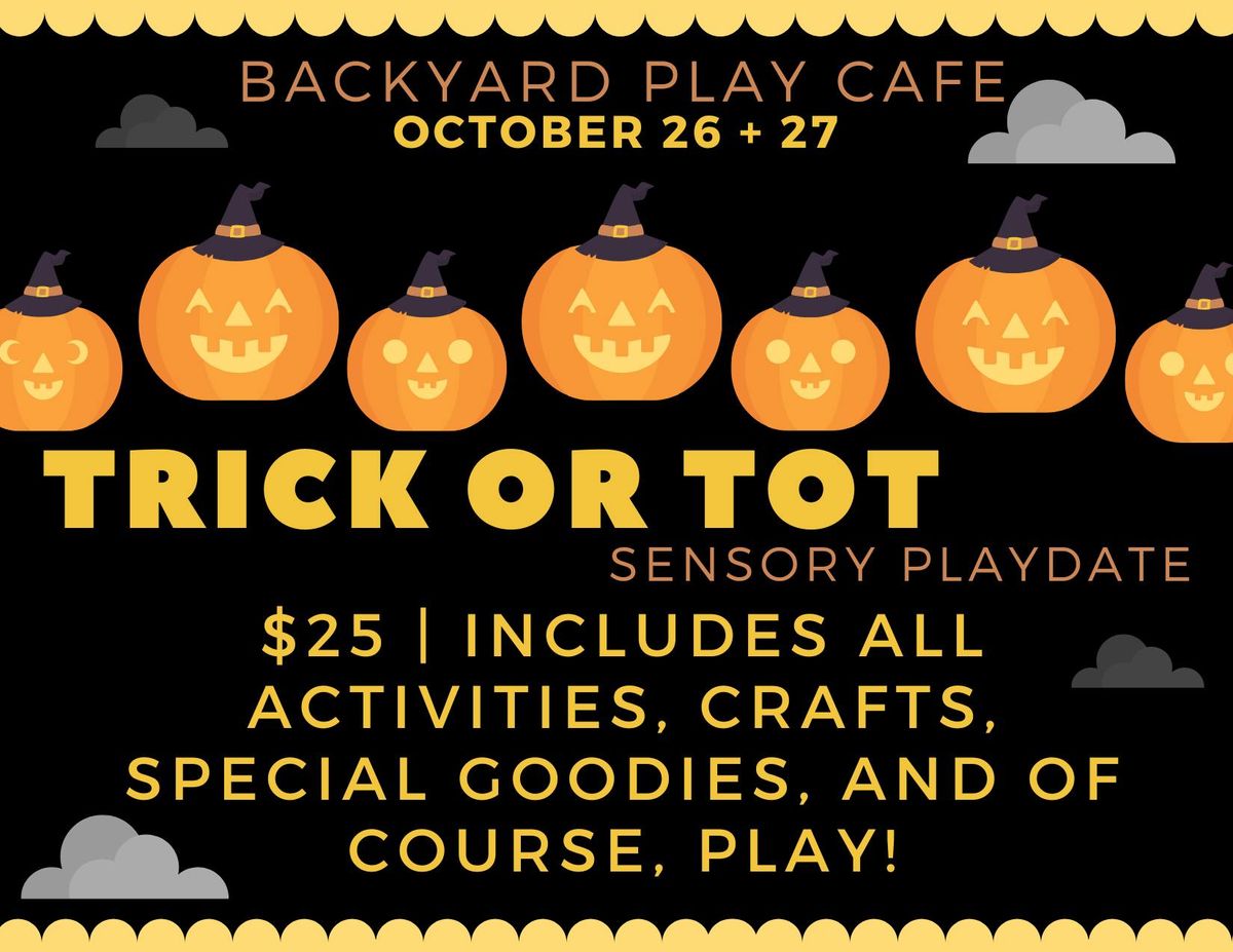 Trick or Tot - Sensory Playdate