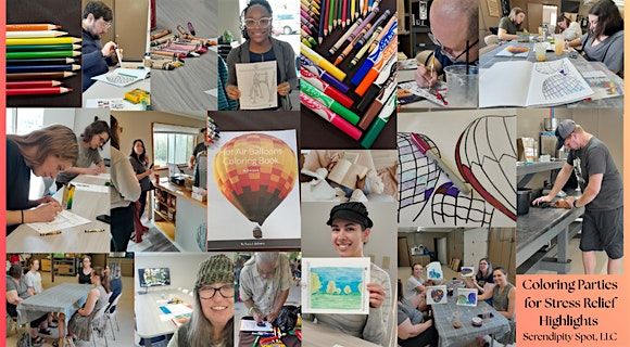 Coloring Party for Stress Relief